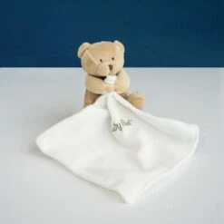 Baby'Nat Doudou Mouchoir Ours Marron Clair -Jouets En Peluche Boutique 20200925150148115046f4xx