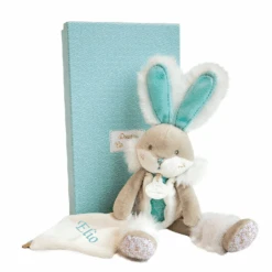 Doudou Et Compagnie - Lapin De Sucre Vert Amande Peluche 30 Cm