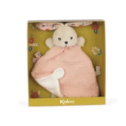 Kaloo - K'Doux - Doudou Lapin Rose Coquelicot 20 Cm -Jouets En Peluche Boutique 3 4