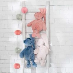 Nattou Lapidou Peluche écoconçue Ours Bleu Foncé 30 Cm -Jouets En Peluche Boutique 5414673877220b