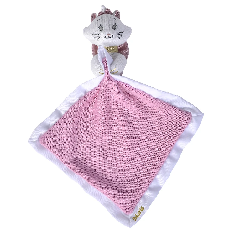 Disney - Marie Le Chat Aristochats - Doudou Tricot Blanc Rose 30 Cm 1 Disney - Marie Le Chat Aristochats - Doudou Tricot Blanc Rose 30 Cm