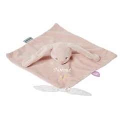 Nattou - Alice Et Pomme - Doudou Lapin Rose 25 Cm