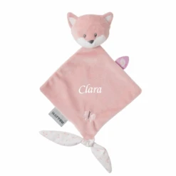 Nattou - Alice Et Pomme - Mini Doudou Renard Rose 22 Cm