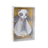 Baby'Nat - Doudou Attache-sucette Panda En Coffret 18 Cm