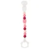 Nattou Attache-sucette Silicone Rose Foncé