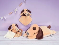 Baby'Nat - Bernie Le Chien - Doudou Plat 36 Cm -Jouets En Peluche Boutique bernie20chien2020plat203620cm