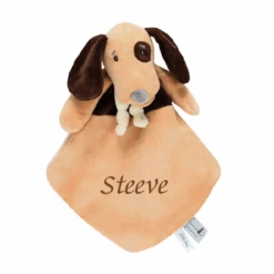 Baby'Nat - Bernie Le Chien - Doudou Plat 36 Cm