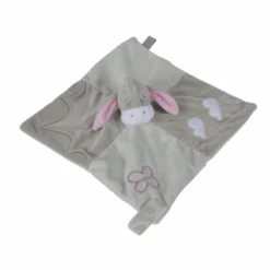 Disney Bourriquet Floppy Doudou Plat Gris Fleur