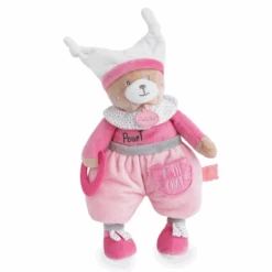 Baby'Nat - Brioche L'ours Pantin D'activité Rose