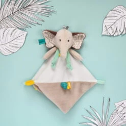 Baby'Nat - Cacahuète L'éléphant - Doudou Plat 25 Cm -Jouets En Peluche Boutique cacahuete20lelephant2020plat202520cm 1