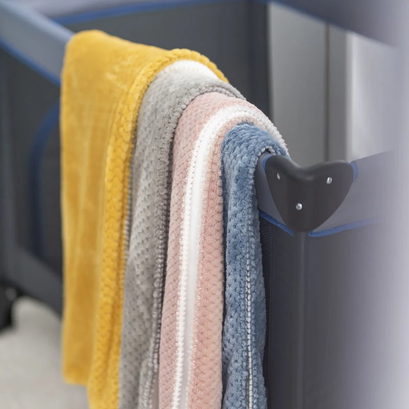 Nattou - Couverture Plaid Bébé 100 X 75 Cm Jaune Blanc 2 Nattou - Couverture Plaid Bébé 100 X 75 Cm Jaune Blanc – Image 2