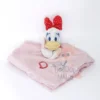 Disney - Daisy Le Canard - Maxi Doudou Plat Carré Rose 40 Cm