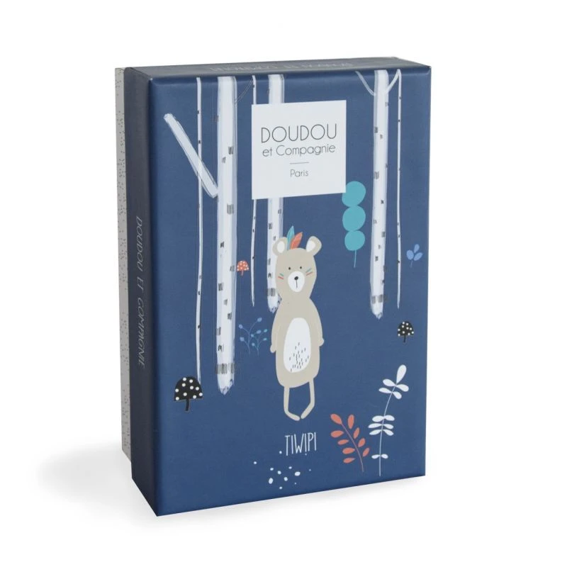 Doudou Et Compagnie - Tiwipi - Doudou Mouchoir Ours 20 Cm 2 Doudou Et Compagnie - Tiwipi - Doudou Mouchoir Ours 20 Cm – Image 2
