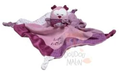 Sauthon Mam'zelle Bouh Doudou Plat Violet Coeur