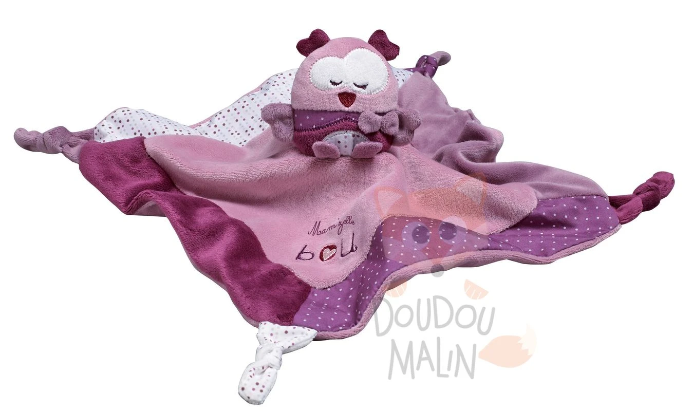 Sauthon Mam'zelle Bouh Doudou Plat Violet Coeur 1 Sauthon Mam'zelle Bouh Doudou Plat Violet Coeur