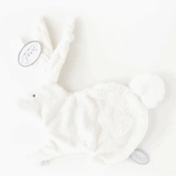 Dimpel Emma Le Lapin Doudou Attache-sucette Blanc