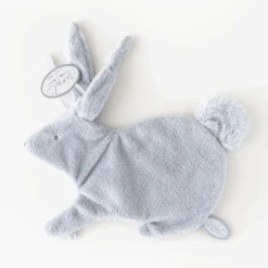 Dimpel Emma Le Lapin Doudou Attache-sucette Bleu