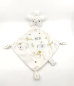 Simba Toys Doudou étoile Blanc Good Night My Little Baby 30 Cm