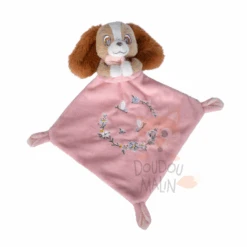 Disney Lady Le Chien Doudou Plat Rose 25 Cm