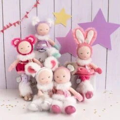 Doudou Et Compagnie - Lady Poupée Déguisée En Lapin Rose 25 Cm -Jouets En Peluche Boutique lady20poupee20deguisee20en20lapin20rose202520cm 1