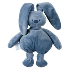 Nattou Lapidou Peluche Lapin Bleu Foncé 30 Cm