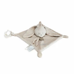 Baby'Nat - Lapin Lange - Doudou Plat Greige 25 Cm
