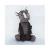 Les Déglingos - Les Ptipotos - Grobisou Le Rhinocéros Gris - Peluche 30 Cm
