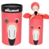 Les Déglingos Flamingos Le Flamant Rose Peluche 25 Cm