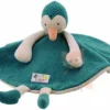 Moulin Roty Les Loupiots Doudou Plat Pingouin Bleu