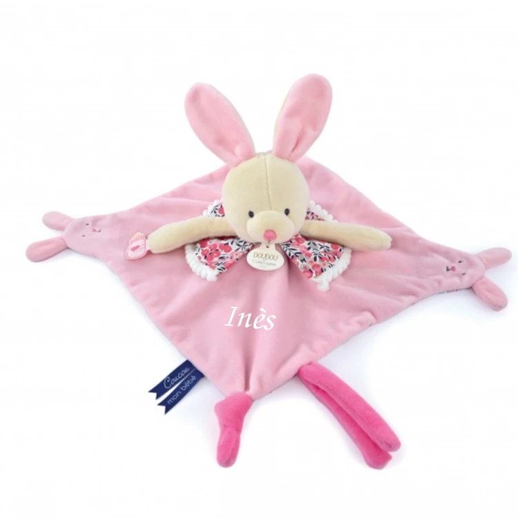 Doudou Et Compagnie - Les Petits Fûtés - Doudou Lapin Rose 30 Cm 1 Doudou Et Compagnie - Les Petits Fûtés - Doudou Lapin Rose 30 Cm