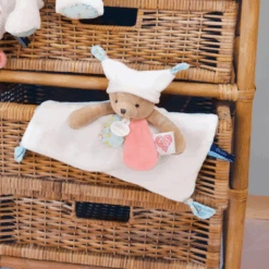 Doudou Et Compagnie - Les Petits Fûtés - Ours Doudou Blanc 35 Cm