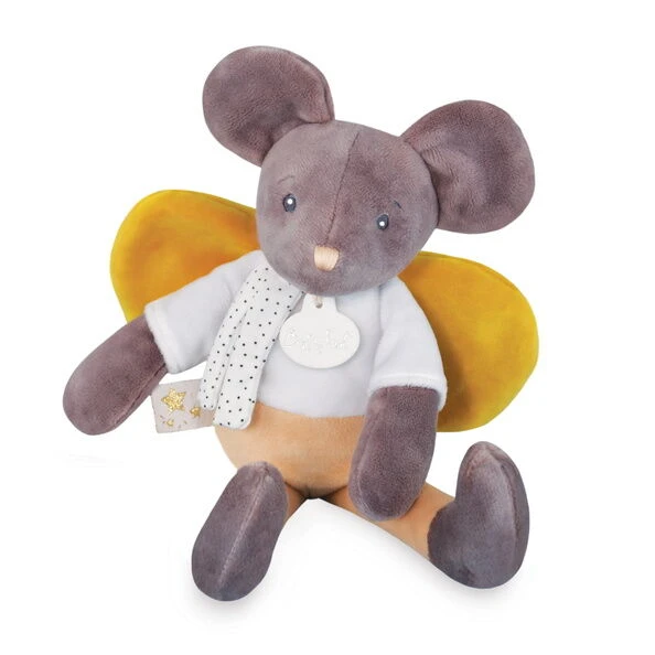 Baby'Nat - Les P'tites Souris - Nelson Fée Jaune 24 Cm 1 Baby'Nat - Les P'tites Souris - Nelson Fée Jaune 24 Cm
