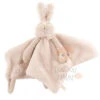 Moulin Roty Les Zazous Taptap Le Lapin Doudou Plat Lapin Beige Gris