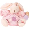Kaloo Lilirose Peluche Lapin Rose Violet Fleur 30 Cm