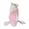 Nicotoy Lili La Licorne Peluche Rose Blanc