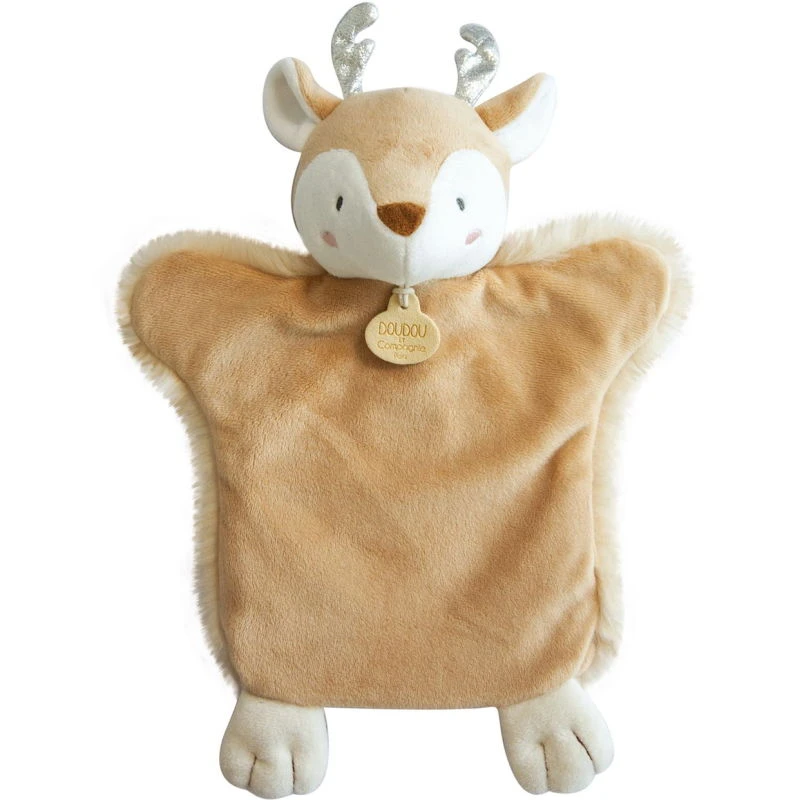Doudou Et Compagnie - Marionnette Elan Beige 25 Cm 1 Doudou Et Compagnie - Marionnette Elan Beige 25 Cm