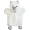 Doudou Et Compagnie - Marionnette Loup Blanc 25 Cm