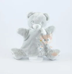 Mots D'enfants Doudou Marionnette Ours Gris étoile