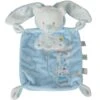 Max & Sax Mini Doudou Lapin Bleu Blanc Nuage 20 Cm