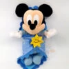 Disney - Mickey La Souris - Peluche Avec Couverture Bleu Soleil 30 Cm