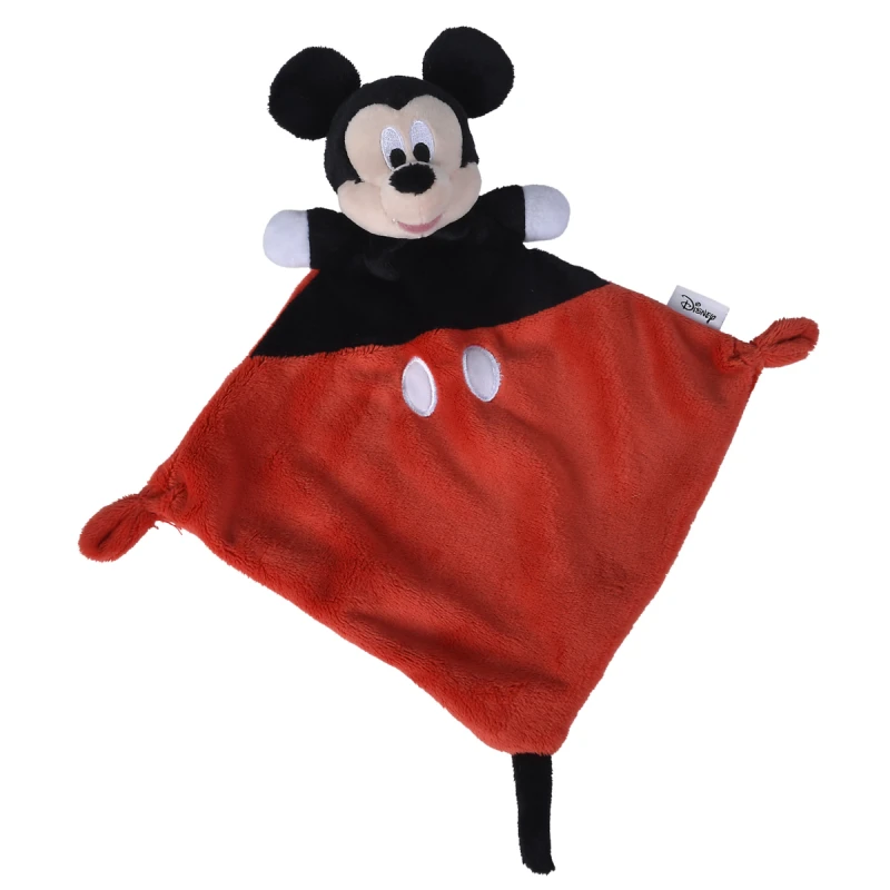 Disney - Mickey La Souris - Doudou Plat Rouge Noir 25 Cm 2 Disney - Mickey La Souris - Doudou Plat Rouge Noir 25 Cm – Image 2