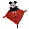 Disney - Mickey La Souris - Doudou Plat Rouge Noir 25 Cm