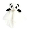 Baby'Nat - Mon P'tit Panda Doudou Plat Blanc 25 Cm
