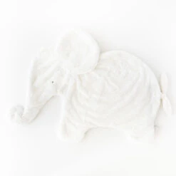 Dimpel Oscar L'éléphant Grand Doudou Blanc 70 Cm