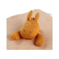 Noukie's Paco L'âne Doudou Coton Biologique Jaune Ocre 25 Cm -Jouets En Peluche Boutique paco20lane20coton20biologique20jaune20ocre202520cm 4