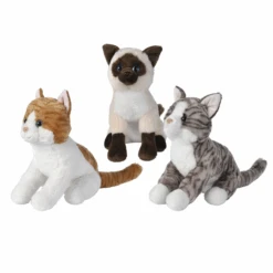 Nicotoy - Peluche Chat Réaliste Tigré Gris 30 Cm -Jouets En Peluche Boutique peluche20chat20realiste20tigre20gris203020cm 2