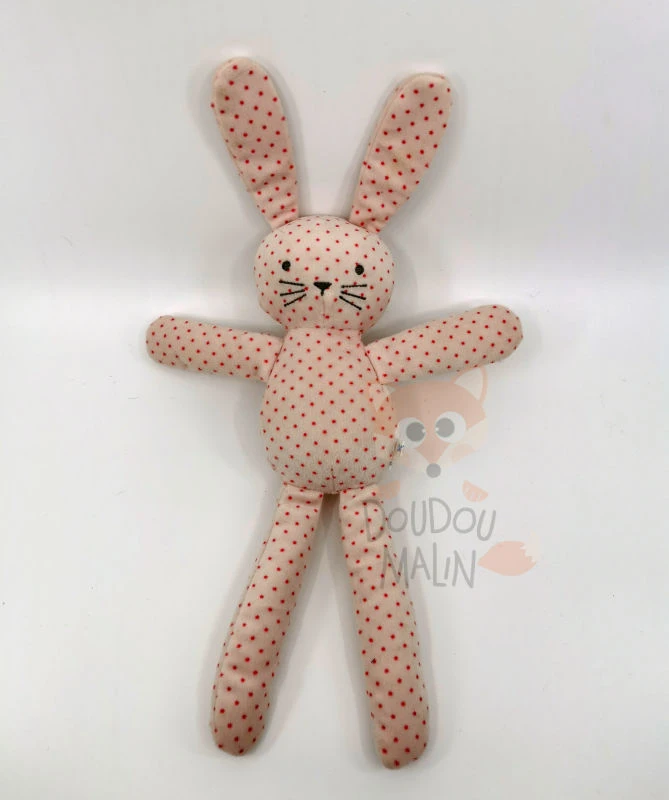 Bout'chou - Doudou Peluche Lapin Rose étoile 30 Cm 1 Bout'chou - Doudou Peluche Lapin Rose étoile 30 Cm