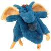 Orchestra Prémaman Doudou Plat Dragon Bleu Jaune 25 Cm
