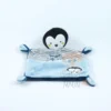 Mots D'enfants Doudou Plat Pingouin Bleu Mon Copain