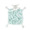 Kaloo - Plume - Doudou Plat Biche Bleu Turquoise 25 Cm